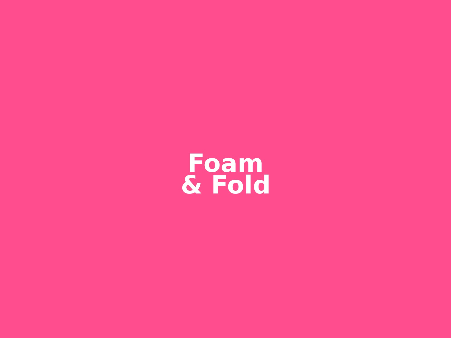 Foam & Fold — laundry
