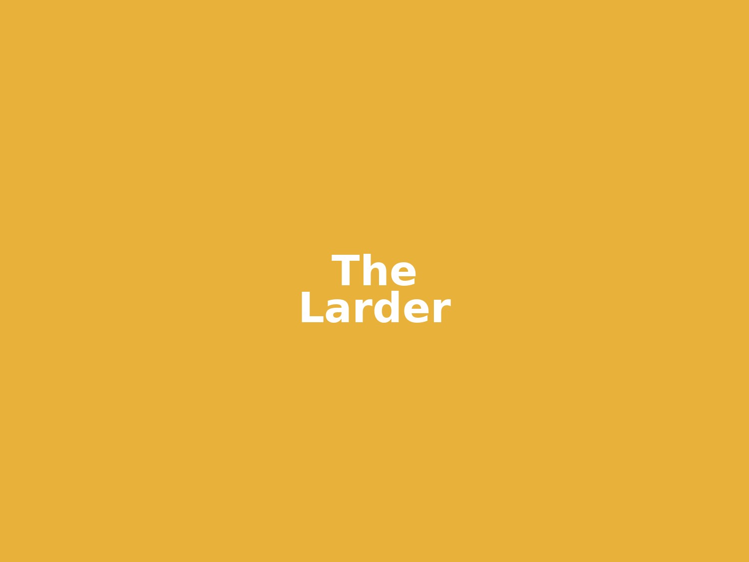 The Larder at Seventeen — restaurant